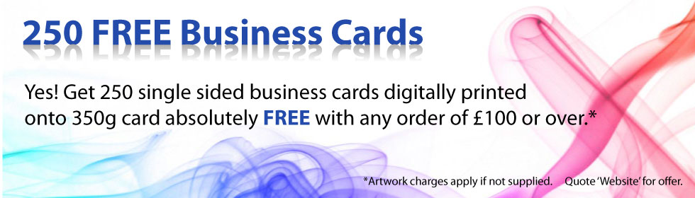 250 Free Business Cards Offer